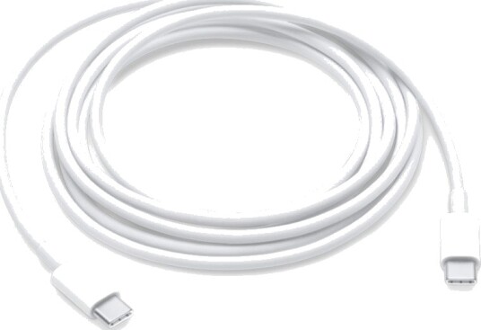 Apple USB-C ladekabel 87W 2m Hvit Apple USB-C ladekabel 87W 2m Hvit