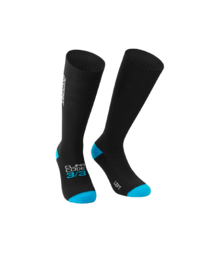 Assos Ultraz 3/3 Fugu sykkelstrømper sort