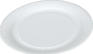 Paptallerken Catersource Ø23cm Bionedbrydelig Hvid Kraftig,10 Pk X 100 Stk/Krt Paptallerken Catersource Ø23cm Bionedbrydelig Hvid Kraftig,10 Pk X 100 Stk/Krt
