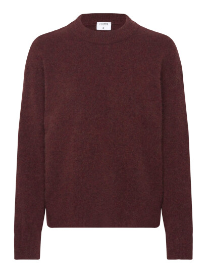 Filippa K Wool Yak Crewneck Sweater - Burgundy - M Filippa K Wool Yak Crewneck Sweater - Burgundy - M
