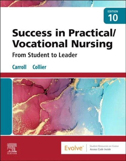 Success In Practical/vocational Nursing Av Lisa Carroll, Janyce L. Msn Rn Cne Collier