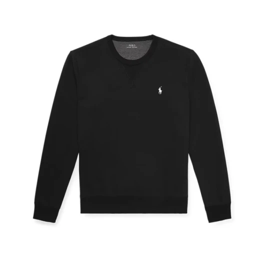 Polo Ralph Lauren Double-Knit Sweatshirt - Black - M