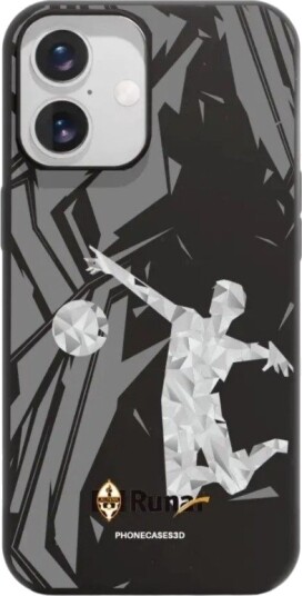 Phonecases3D iPhone 16 IL Runar komposterbart deksel, svart