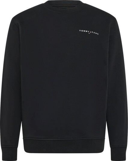 Tommy Jeans Tjm Reg Linear Crew Ext - Black - M