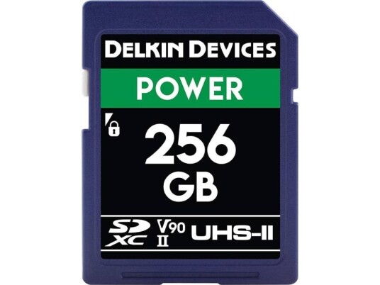 Delkin Sdxc Power 2000X Uhs-Ii U3 (V90) R300/W250 256Gb