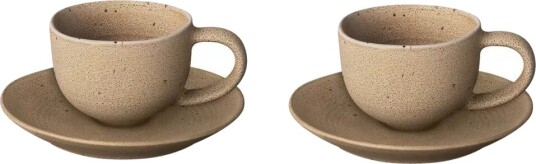Blomus Kumi espressokopp med fat 6 cl 2-pakning Fungi 1747313-01-0 1747313-02-0