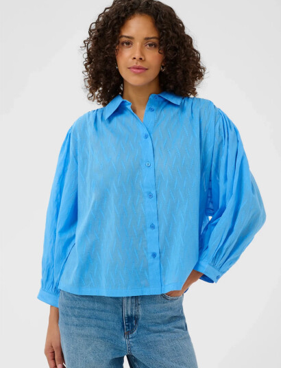 Kaffe Kagabriela Shirt   Blue   42