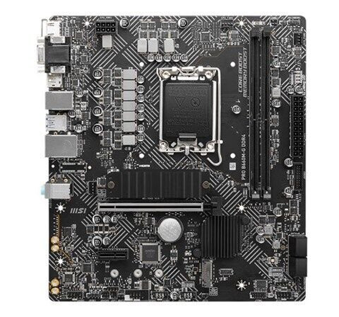 MSI PRO B660M-G DDR4 - Intel B660 - Intel LGA1700 socket - DDR4 RAM - Micro-ATX