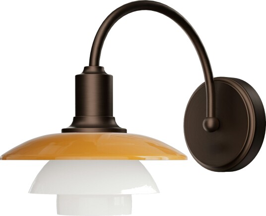 PH 2/2 Vegglampe Hardwired Centenary Edition Amber / Opal White PH 2/2 Vegglampe Hardwired Centenary Edition Amber / Opal White