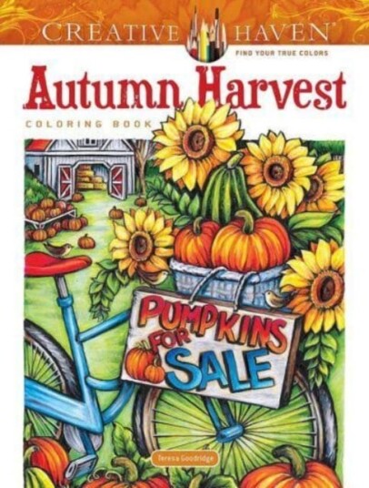 Creative Haven Autumn Harvest Coloring Book Creative Haven Autumn Harvest Coloring Book