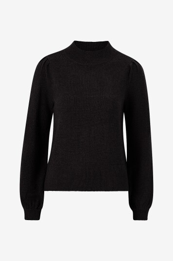 Vila Viril Turtle-neck Balloon L/S Genser - Svart XL