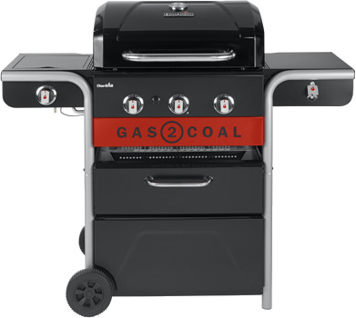 Char-Broil Gas2Coal 2.0 Hybrid Gassgrill med Kullfunksjon - Svart