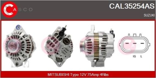 Dynamo CASCO CAL35254AS Dynamo CASCO CAL35254AS