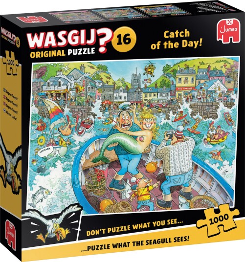 Wasgij Original 16 Puslespill Catch of the Day! 1000 Brikker Wasgij Original 16 Puslespill Catch of the Day! 1000 Brikker