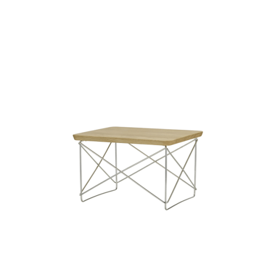 Vitra Occasional Table LTR Nattbord/Sidebord Naturlig kastanje/Rustfritt Stål Vitra Occasional Table LTR Nattbord/Sidebord Naturlig kastanje/Rustfritt Stål