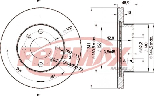 Bremseskive FREMAX BD-7500