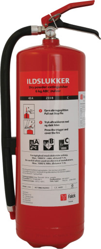 Pulverslukker 6 kg