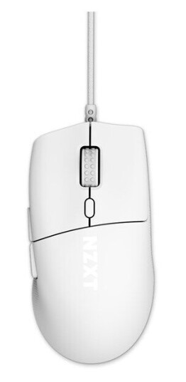 NZXT Lift 2 ERGO - Ergonomic - Gaming mus - Optisk - 6 - Hvit
