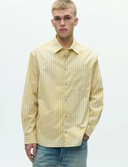 WOOD WOOD Wwnico Shirt 25115 Yellow M WOOD WOOD Wwnico Shirt 25115 Yellow M