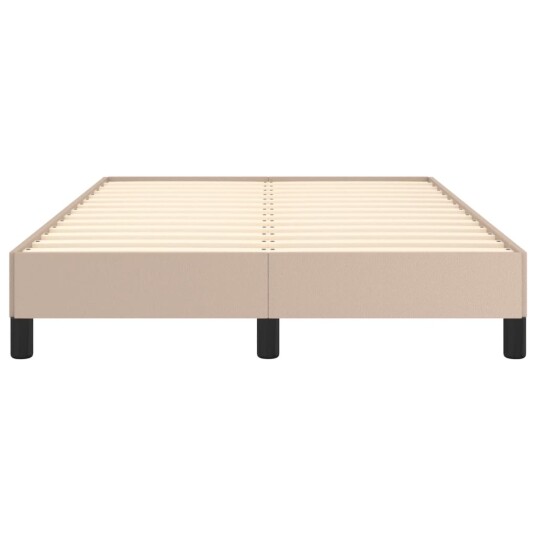 Sengeramme cappuccino 120x190 cm kunstlær 8721012458680