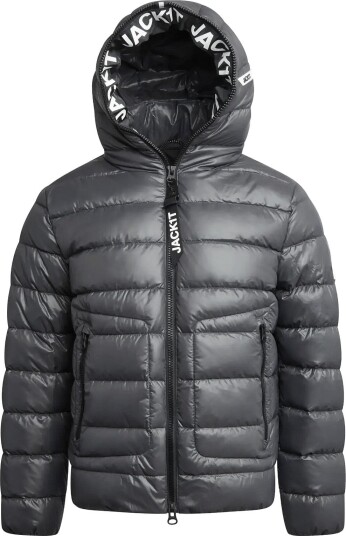 JACK1T R4D Tramline Puffer Racer Lux   Grey   M