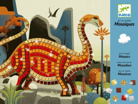 Djeco Mosaikklek Dinosaurer