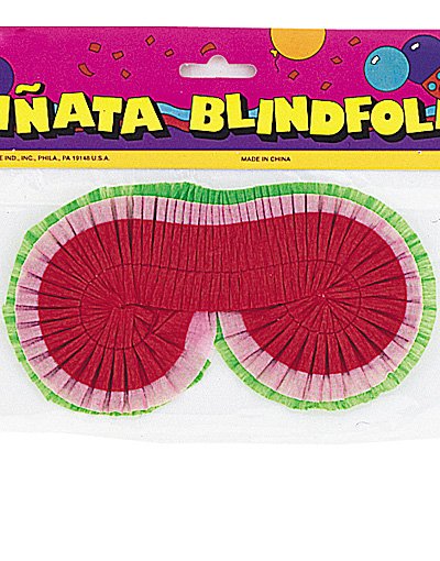 Pinata Øyebind Grønn Rosa og Rød