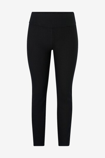 Zizzi   Jeggings jAlma Long Jeggings   Svart