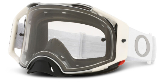 Oakley Crossbriller Airbrake Tuff Blocks Hvit Klar Oakley Crossbriller Airbrake Tuff Blocks Hvit Klar