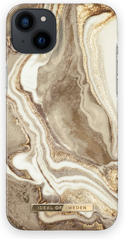 iDeal Of Sweden iPhone 14 Plus Fashion Deksel - Golden Sand Marble