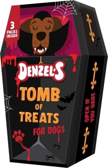 Denzel's Halloween Tomb of Treats Gift Box for Dogs 140g Denzel's Halloween Tomb of Treats Gift Box for Dogs 140g