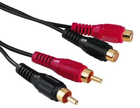 Hama 4m RCA Komposittkabel for Audio - Hankjønn til Hunkjønn