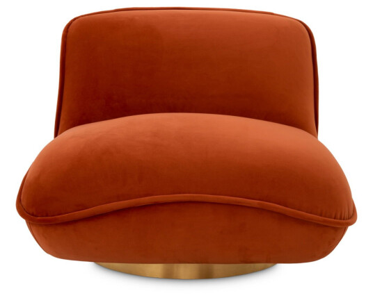 Relax lenestol savona orange velvet