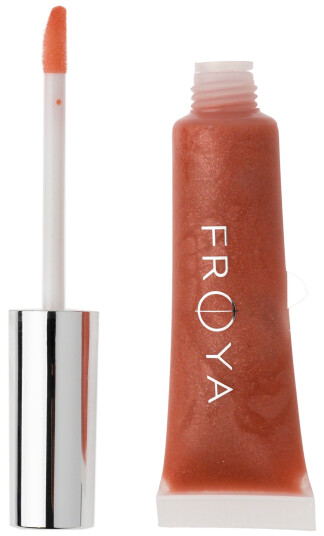 Lillehammer Spa Silk Lipgloss No 3. Fersken med multifarget glitter og gjennomsiktig Finnish