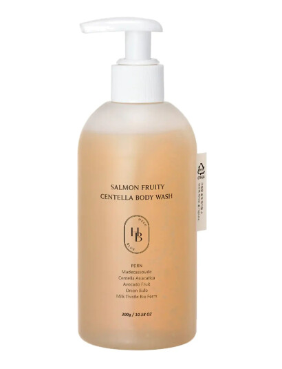 Heveblue Salmon Fruity Centella Body Wash - Nude - 300 ML
