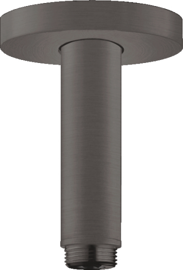 Hansgrohe Taktilkobling S til hodedusj 10 cm, 1/2", Børstet Sort Krom Hansgrohe Taktilkobling S til hodedusj 10 cm, 1/2", Børstet Sort Krom