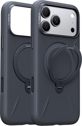 Torras Ostand Q3 Silicone - grey - iPhone 18 Pro Max
