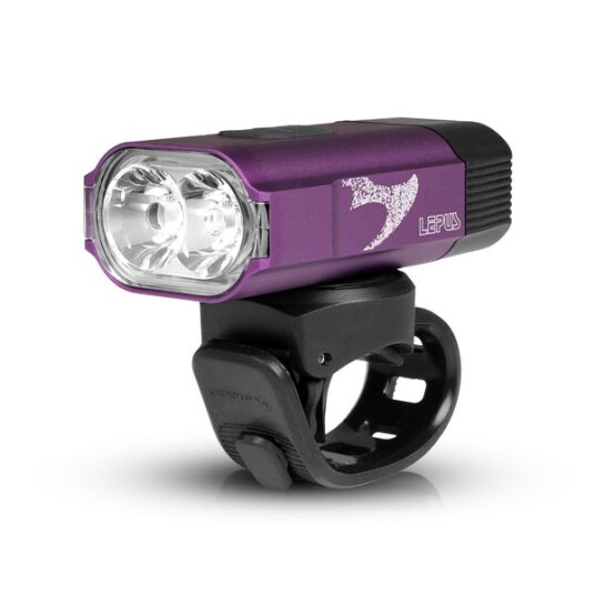 Sykkellykt Moon Lepus   600 lm / Oppladbar Lilla