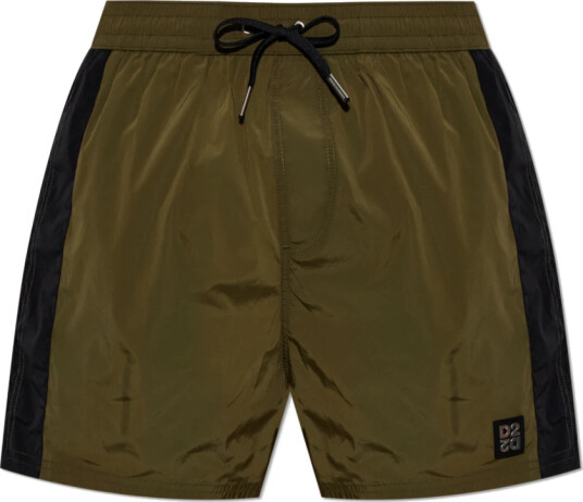 Dsquared2 Herre Svømmetøy Grønn 2XL, Dsquared2 Herre Svømmetøy Grønn 2XL,