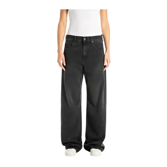 Replay Dame Jeans Svart W27 L32,