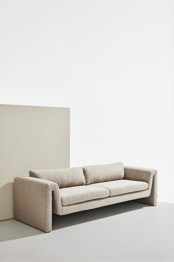 Jotex Sofa Bouclé Bouclé/Polyeterskum/Kryssfiner/Polyester Greige Mika 1716141020 Jotex Sofa Bouclé Bouclé/Polyeterskum/Kryssfiner/Polyester Greige Mika 1716141020