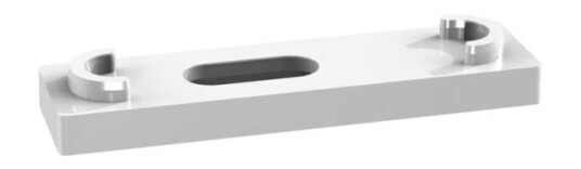 Faluplast 16310 Avstandskloss 5 x 60 mm for enkelt-/dobbeltklemme hvit Installasjon