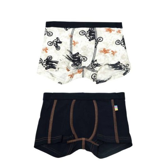 Joha BMX bambus boxer 2-pk - marineblå