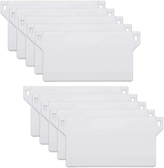 10 stk vertikale persienner vekter 127 mm erstatnings reservedeler bunnvekter lameller hvit FMY