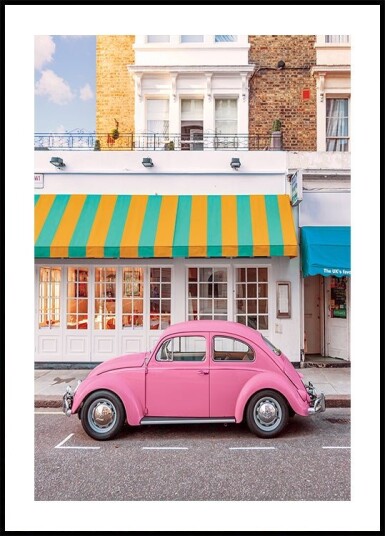 Pink Ride Poster Plakat / 70x100cm