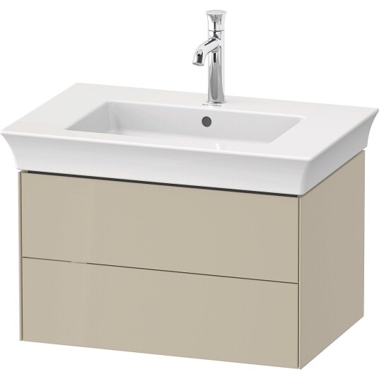 Duravit White Tulip Servantskap 2 skuf. 68,4x45,8x41 cm Taupe Høyglans