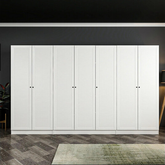 Fruitland Garderobe 315 cm - Hvit