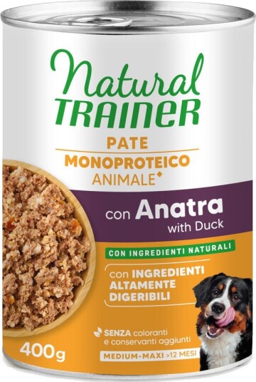Natural Trainer Våtfôr Adult Sensitive No Gluten Med And Og Fullkorn Nyhet 12 X 400 G Natural Trainer Våtfôr Adult Sensitive No Gluten Med And Og Fullkorn Nyhet 12 X 400 G
