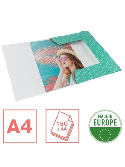 Esselte Colour'Breeze Card 3-Flap Folder Green