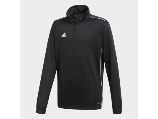 Adidas Core 18 Training Top, Bluse, Barn, Unisex, Svart, Hvit, Lange Ermer, Polyester